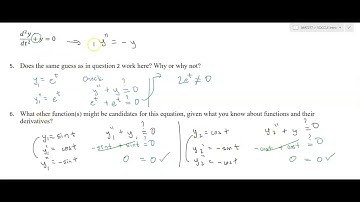 Introduction to Spring-Mass Second Order ODE - Part 2