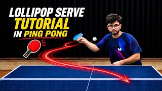 🏓 Lollipop Serve Tutorial | Step-by-Step Guide 🏓