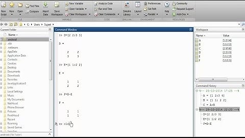 MATLAB Basics (Part 1) | Different windows in MATLAB