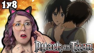 BIGGEST SHOCK OF ATTACK ON TITAN | REACTION 1X8 | ZAMBER REACTS