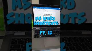 Ms Word Shortcut Pt. 12 How To Select All Keyboard Shortcut
