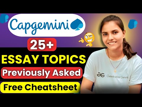 Capgemini Essay Writing