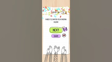 Brain Test Level 158 Fix the clock please.