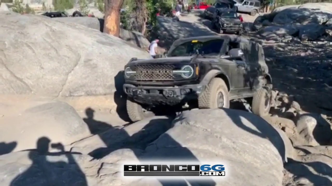 2021 Ford Bronco Badlands Sasquatch on the Rubicon trail - YouTube