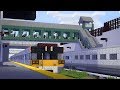 Minecraft LIRR Murray Hill M3 M7 Train Animation