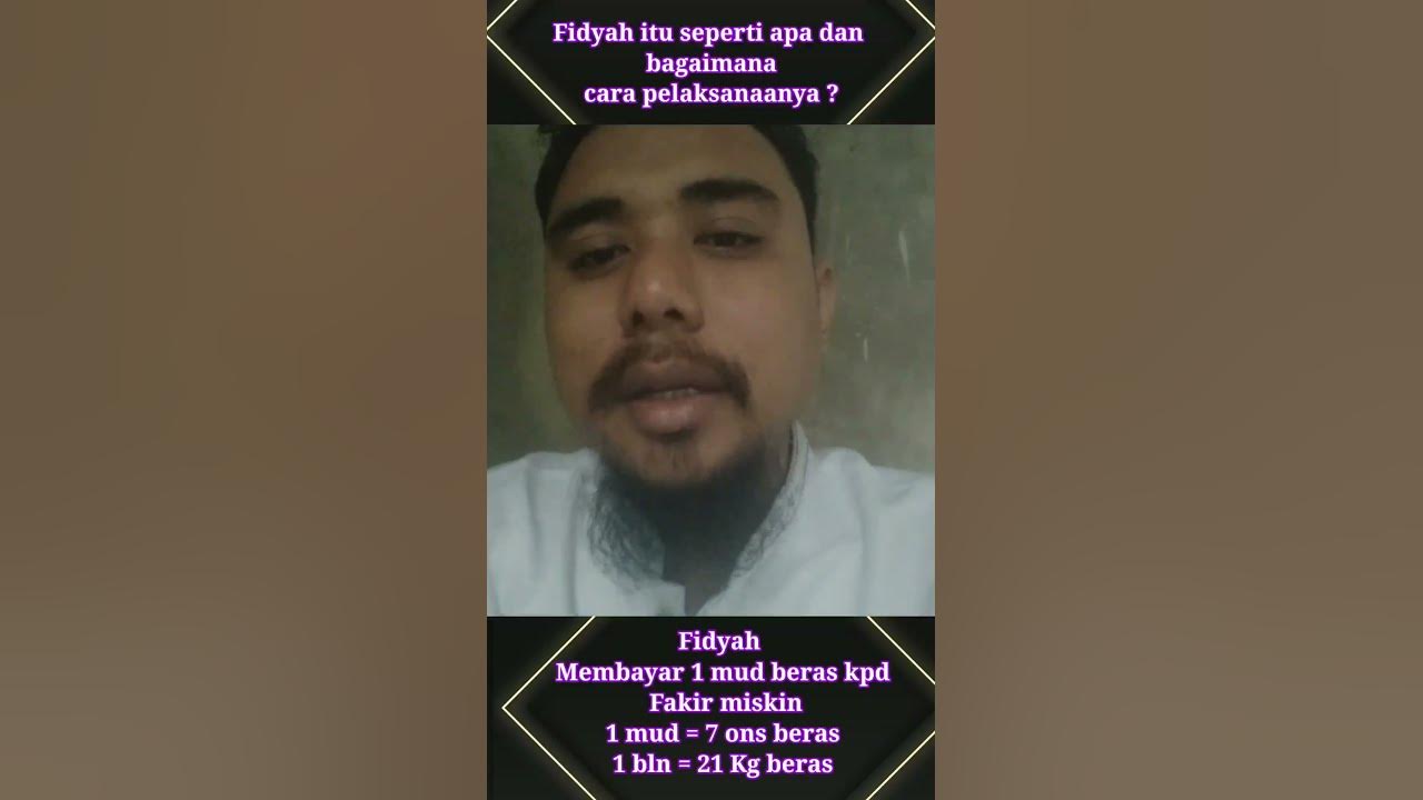 bayar-fidyah-itu-seperti-apa-1-mud-berapa-ons-beras-shorts-youtube