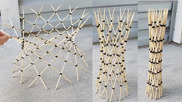 How to Make a Hyperboloid! Easy DIY