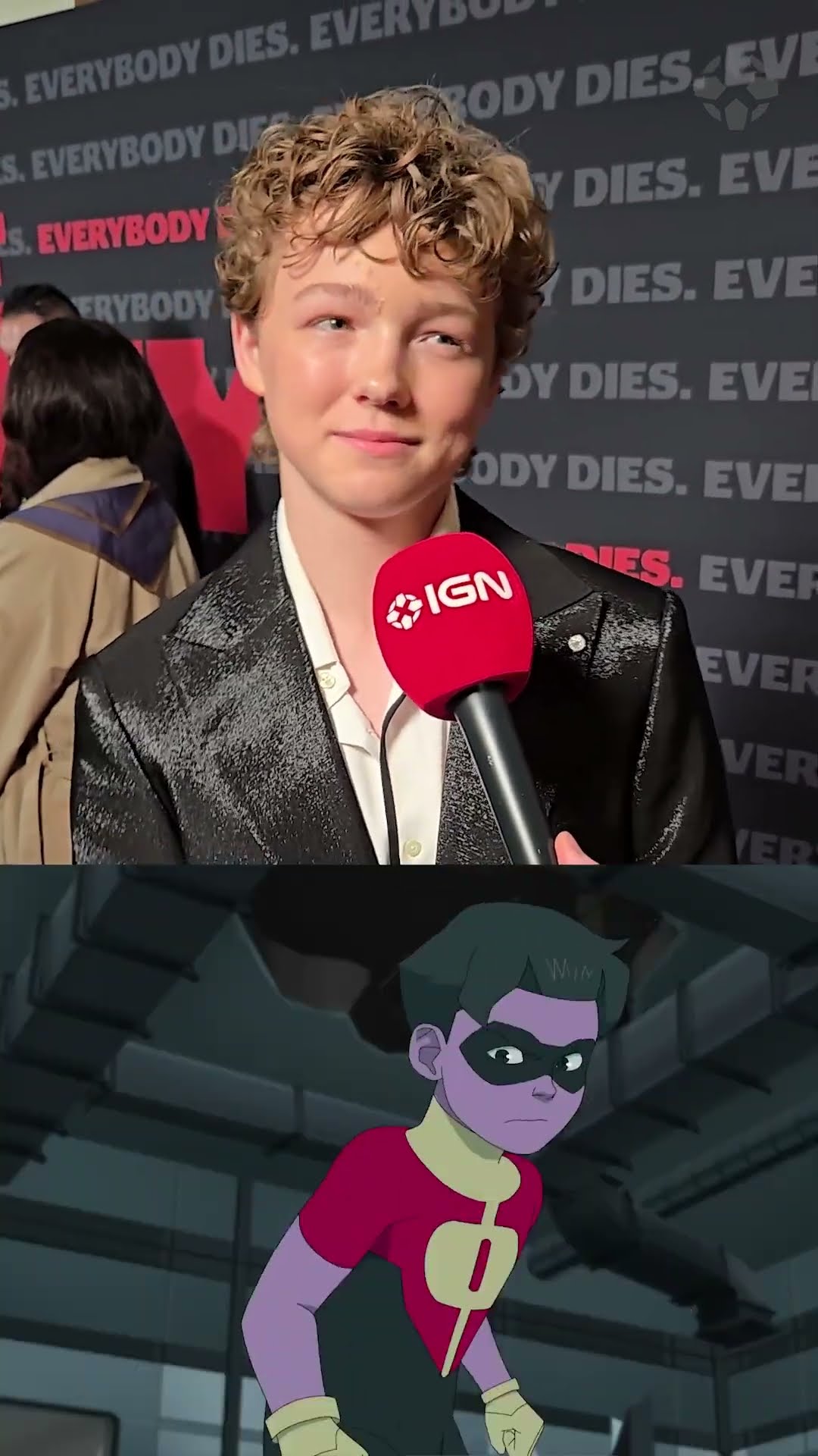 What does Oliver's actor know about the future of his character? #themonkey  #invincible