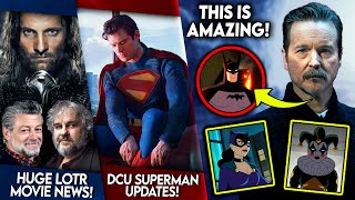 WOW!! First Look BATMAN Caped Crusader, HUGE Lord of the Rings News & DCU Superman Details!!