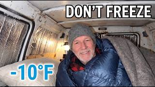 7 Mistakes EVERYONE Makes Sleeping in Their Van on Freezing Nights
