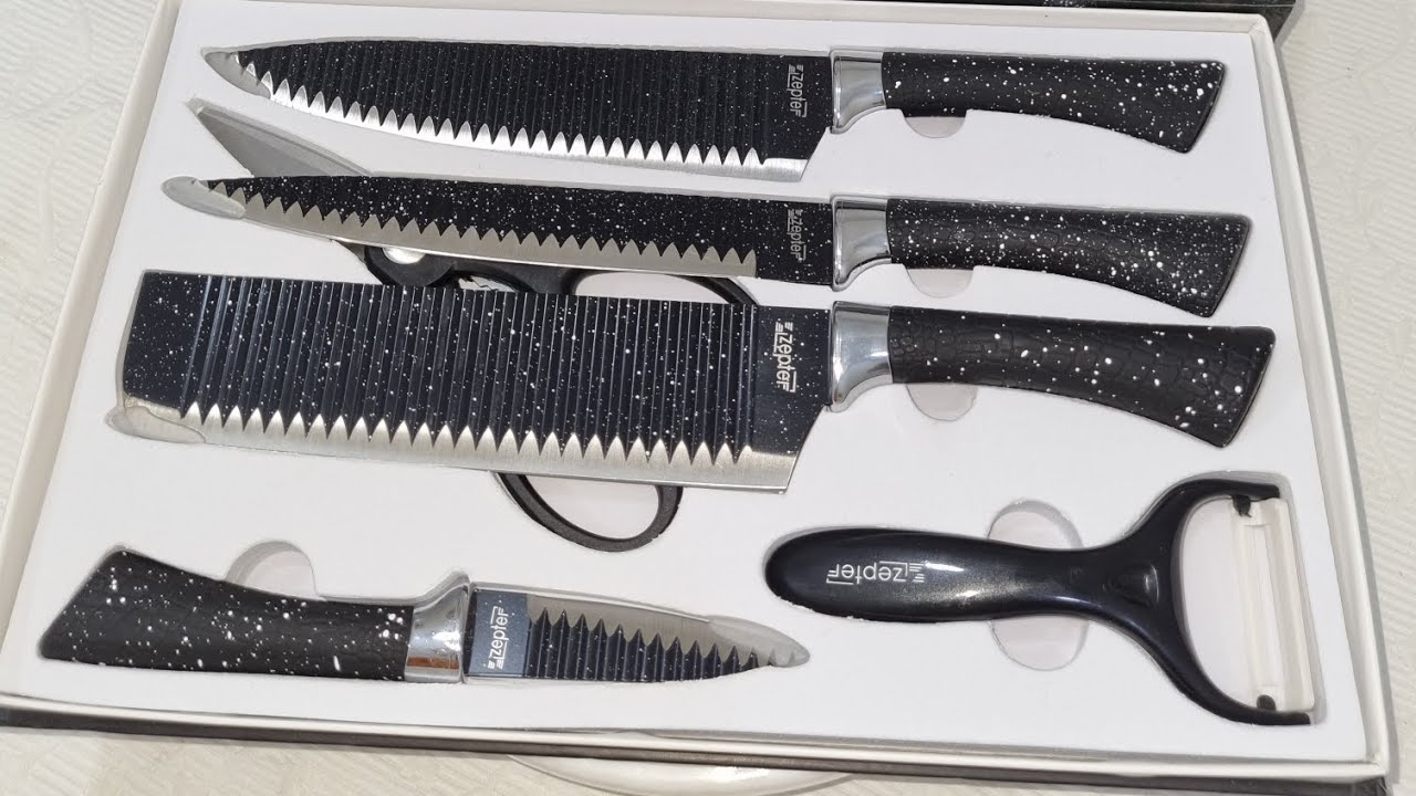 6 Pcs zepter knife 🔪 Set unboxing
