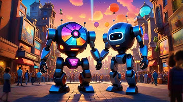 Five Little Robots Beep and Boop | Robot Counting Song for Kids | Nursery Rhymes and Learning Songs
