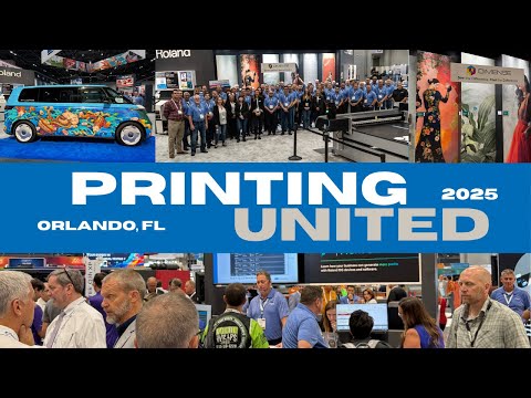 Roland DGA At Printing United 2025 Orlando FL