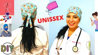 HOW TO MAKE A SURGICAL CAP ⭐ EASY TO MAKE SURGICAL CAP ⭐ HOSPITAL ACCESSORIES