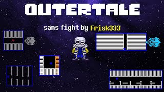 OuterTale Sans fight by Frisk333 beta (private) Undertale Fangame //Juandigamer GD