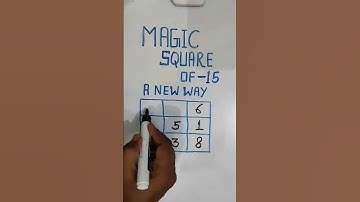 MAGIC ✨ SQUARE,#BASIC MATH
