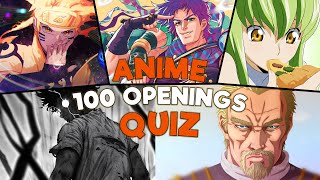 Anime Opening Quiz №9 | 7 Sec | very easy - very hard | 100 Op | Угадай аниме по опенингу