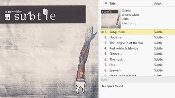 Subtle - A New White (2004) hip hop, electronic
