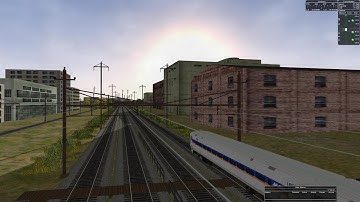 OpenRails Sky Fix Test with a MARC Train