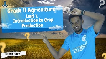 Grade 11 Agriculture Unit 1: 1.5 Cropping systems and 1 6 Indigenous knowledge