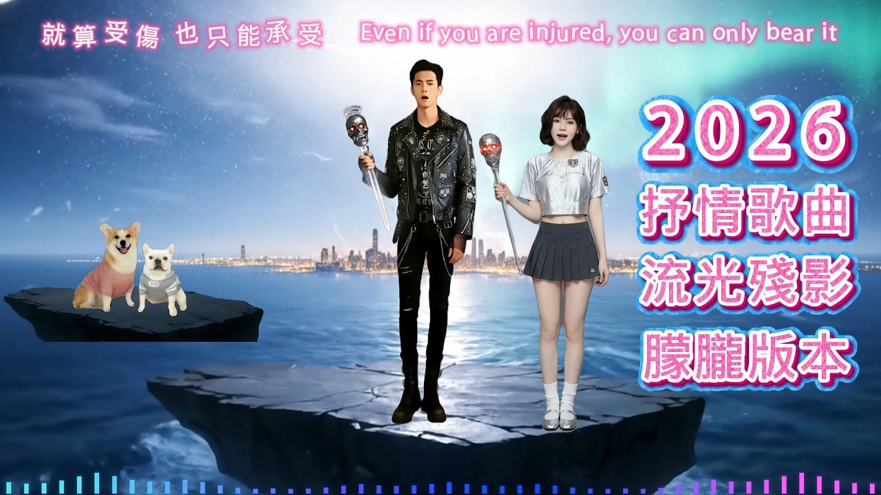 2026 于朦朧對嘴合唱🔥中文抒情歌曲🎶《流光殘影（朦朧版）》光走了影子還在痛