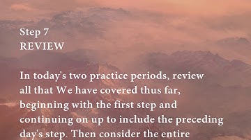 Step 7 | Steps to Knowledge