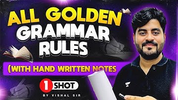 All Golden Rules Of Grammar | IBPS PO & CLERK 2025 | English By Vishal Sir