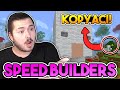 KOPYA ÇEKİP DURDU!! | SpeedBuilders | Minecraft PE/Bedrock Edition