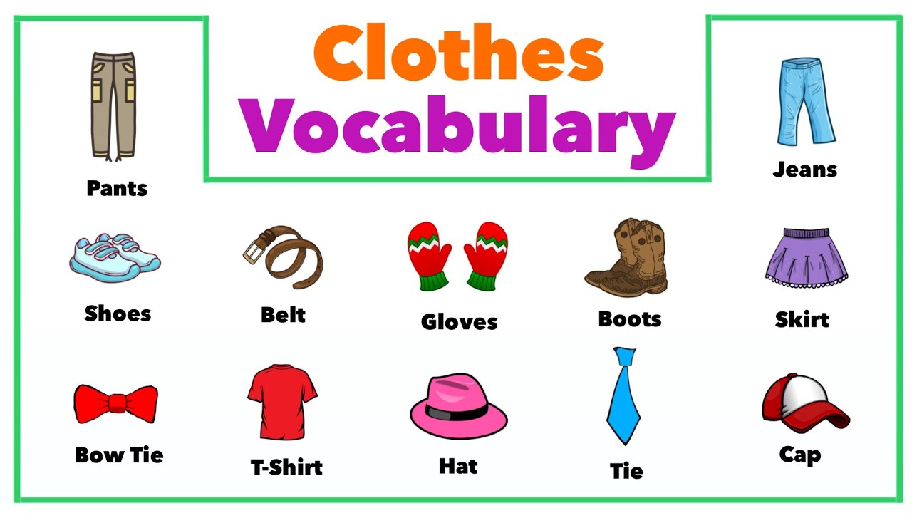 Clothes Vocabulary - Learn English Vocabulary Topic By Topic 
