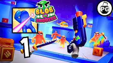 ALL Levels ! ALL Weapons !! 🥶 Blob Shooter 3D — Assassin Hit - Gameplay Walkthrough |Part 1|
