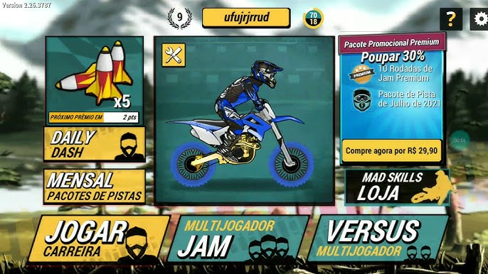 Dirt Bike Mad Skills - Jogo Gratuito Online