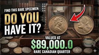 HOLY GRAIL OF CANADIAN COIN WORTH BIG MONEY : CANADA QUARTER DOLLAR COIN HARDEST TO FIND #coin