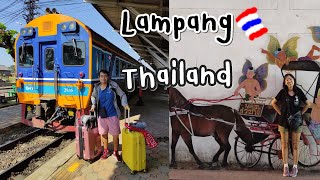 นั่งรถไฟจากลำพูน ไปลำปาง 🇹🇭 | Lampang, Thailand | GoNoGuide Go ep.375