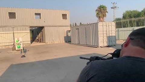 Seth Frantzman using Elbit Systems ARCAS  (video 2)