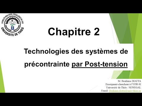 Vidéo: Lequel des systèmes suivants est utilisé comme ancrage pour la post-contrainte ?