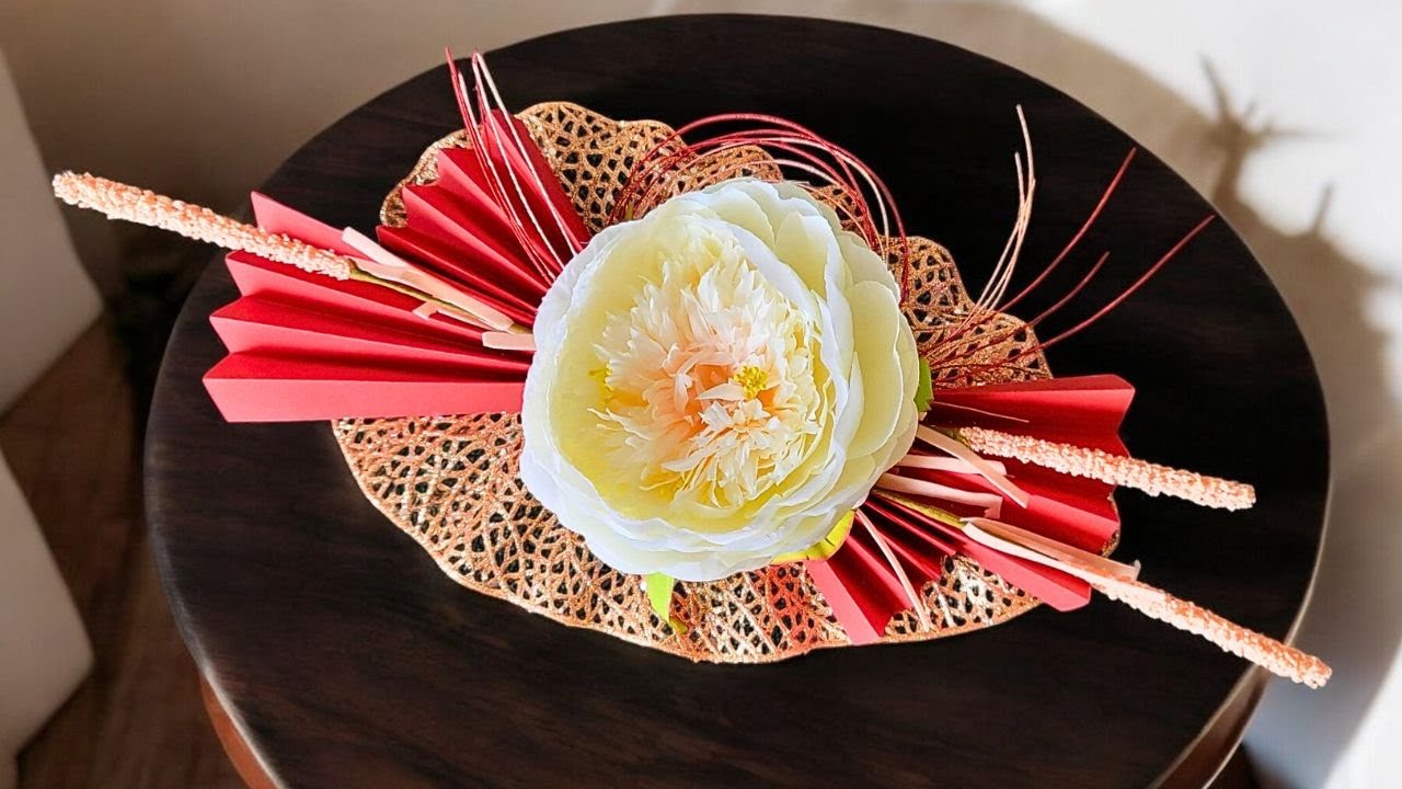 DIY New Year Beauty Craft * Japanese-style Ornament for Home Decor