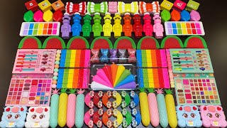 Relaxing With Clay Piping Bags Vs Glitter Vs Makeup  Mixing Random Things Into Slime 6571