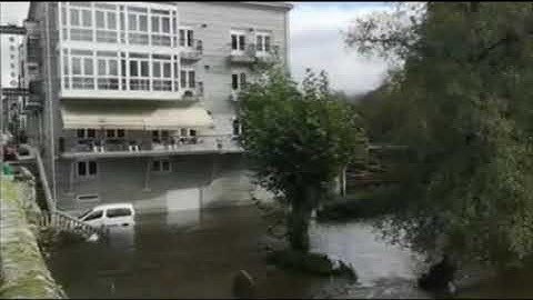 Inundaciones en Baños de Molgas y alerta amarilla por nieve 13 11 19
