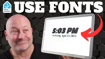 MASSIVELY improve your Home Assistant Dashboards with Fonts
