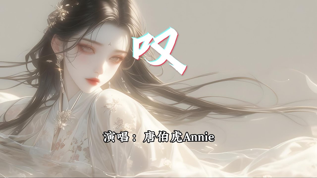 唐伯虎Annie - 叹『红尘叹 岁月阑珊,纸短叹情长啊。』【动态歌词MV】