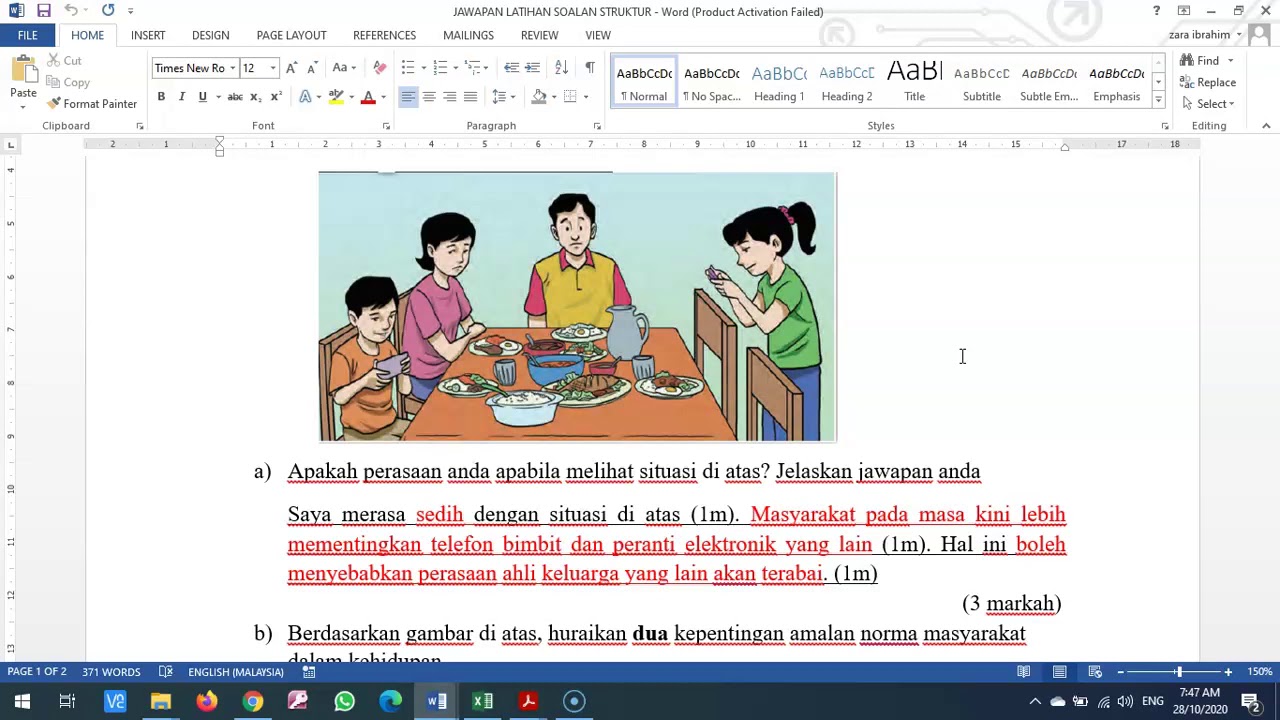 Kssm Pendidikan Moral T4 Teknik Menjawab Soalan Struktur Youtube