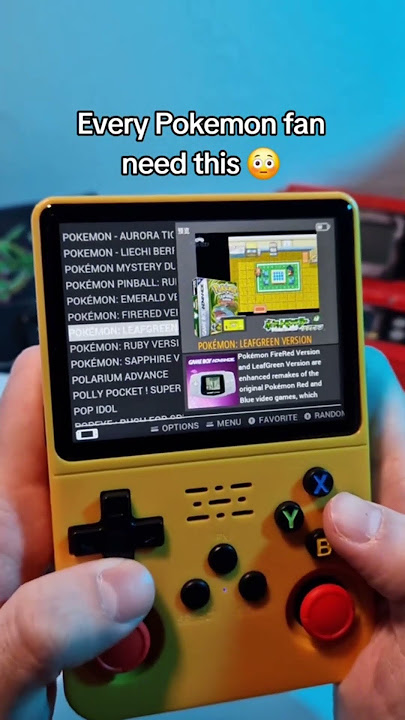 Every Pokémon fan needs this #r36s #gaming #retrogaming #console #playstation #xbox #pokemon