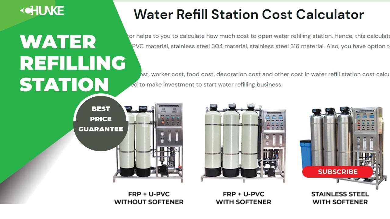 Business Idea How To Start Your Own Water Refilling Station Business 