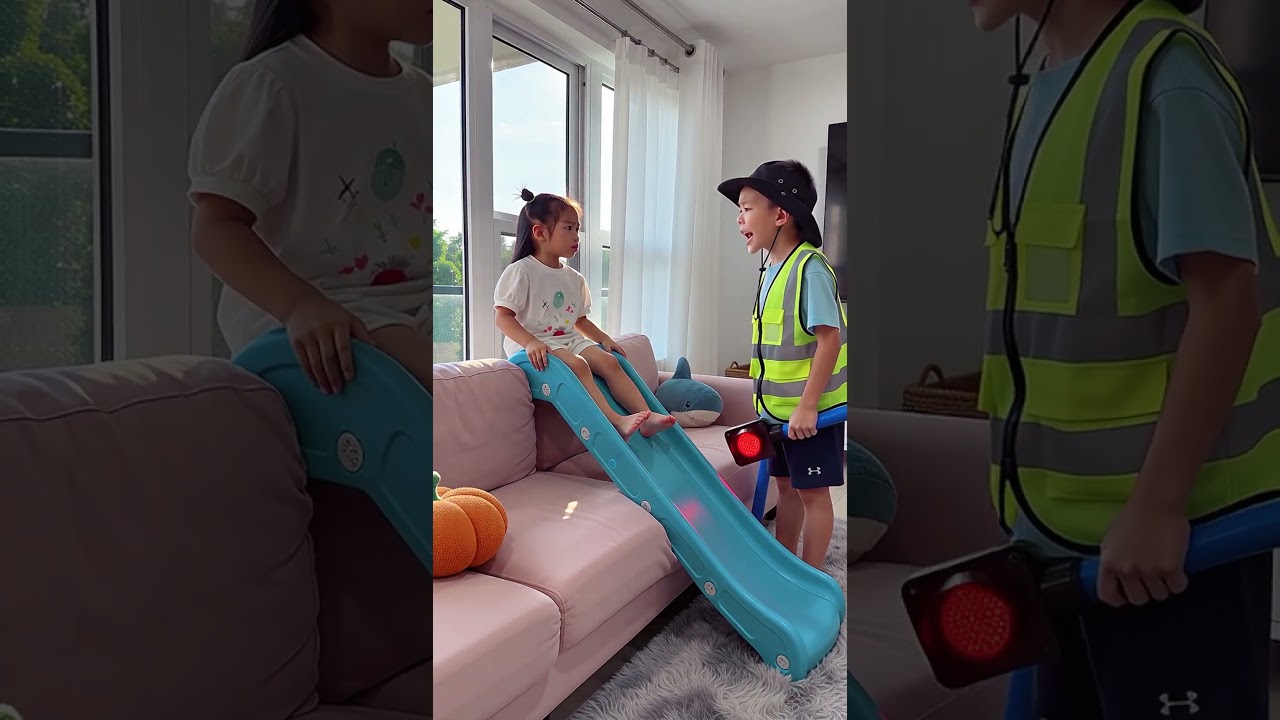 Kids Learn How to Slide Safely | Always Use Slide in a Safe Way