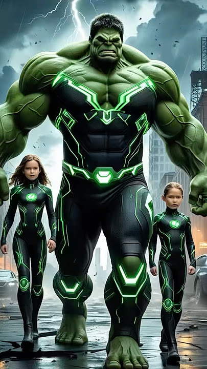 Hulk and Ironman Family❤️ #superhero #marvel #ironman #hulk
