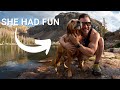 Nala stomps zoomies and smiles  day hike with my golden