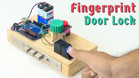 How to Make Fingerprint Door Lock | Arduino Project