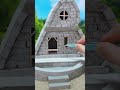 Pink Color Mini Building Desing Complete ! #diy #miniature #dreamhome #entertainment #shortvideo