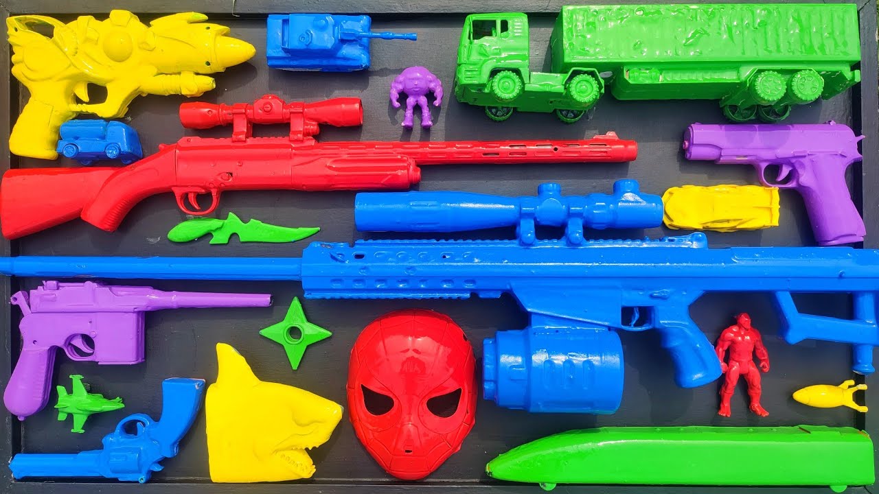 Membersihkan Sniper Rifle, Shotgun, Ak47, Glock Pistol, M2HB 50-Caliber, Shark, Mouser PSTL, Eps 277