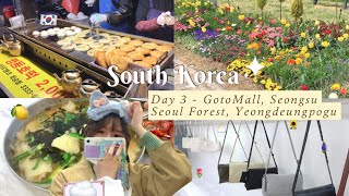 KOREA VLOG | Day 3 🌳🌷 Seoul Forest, clothes shopping, local Korean food 🍋 pub blanc !